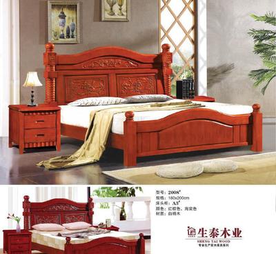 【南康生泰家具廠實(shí)木床精品年底回饋買240送一,歡迎聯(lián)系西安】價(jià)格_廠家_圖片 -