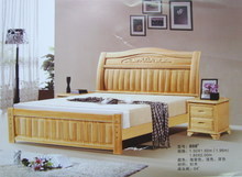 【杉木床 1.2米1.5米1.8米 實木床 批發(fā) 南康家具801HDL#】價格,廠家,圖片,床類,南康市鴻鵠家具經銷部-