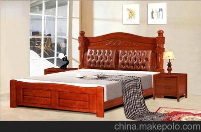 供應實木床 歐式床 真皮床 1.8米床 雙人床批發 938#圖片,供應實木床 歐式床 真皮床 1.8米床 雙人床批發 938#圖片大全,南康眾發家具銷售部-