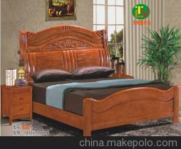 【供應其他630橡木床|白坯床|雙人床|實木床】價格,廠家,圖片,床類,南康市天利圓家具廠-