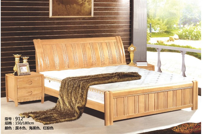 南康明珠家具深圳辦事處-供應912#實木床