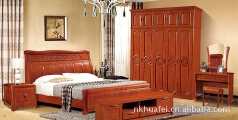 【廠家供應 夢家緣615橡木床 泰國進口橡木床 1.5/1.8m實木床】價格,廠家,圖片,床類,南康華飛家具廠-