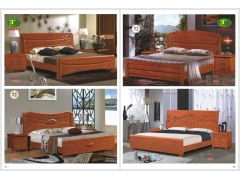 天利圓精品橡木床,廠家直銷實木床,白胚床,雙人床,床墊