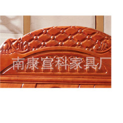 精選海棠木實(shí)木大床 南康工藝，品質(zhì)保證305#