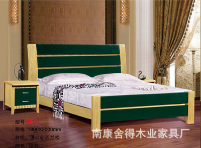 熱銷特價實木床 1.8米雙人床選購指南與南康舍得木業產品解析