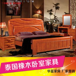 卓越品質(zhì)，自然安眠——南康實(shí)木進(jìn)口橡木雙人床1.8米臥室家居之選