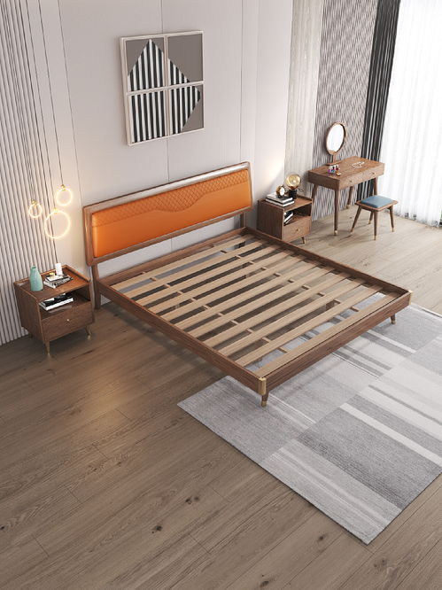 南康實(shí)木床 融合傳統(tǒng)工藝與現(xiàn)代美學(xué)的電商產(chǎn)品渲染